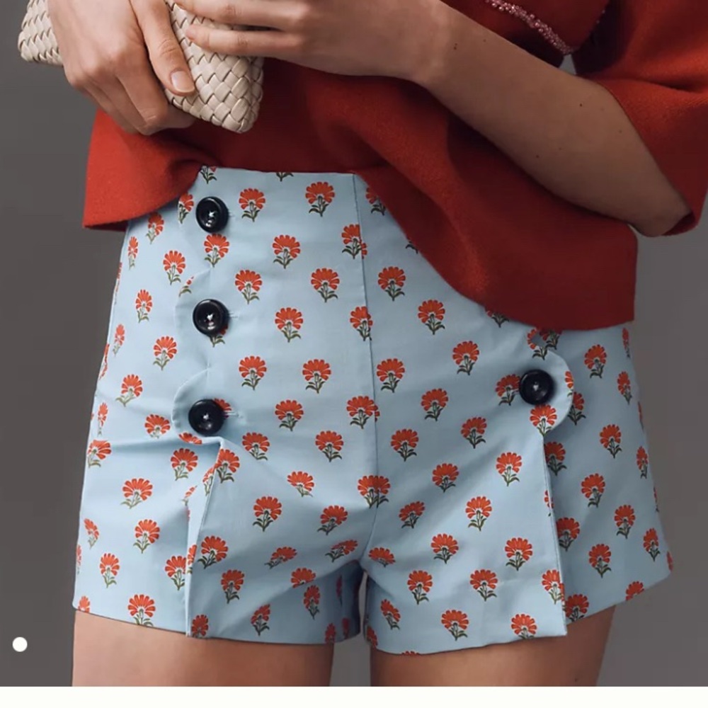 NWT Anthropologie Maeve Scallop Shorts